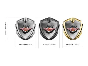 Metall Kuppel Emblem Pro Stil Aus Edelstahl Basis